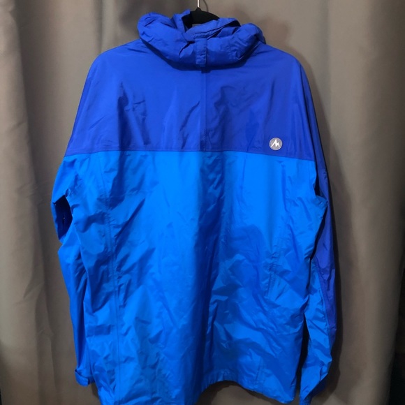 Marmot Men’s Large Marmot Blue Wind Breaker - Picture 3 of 7